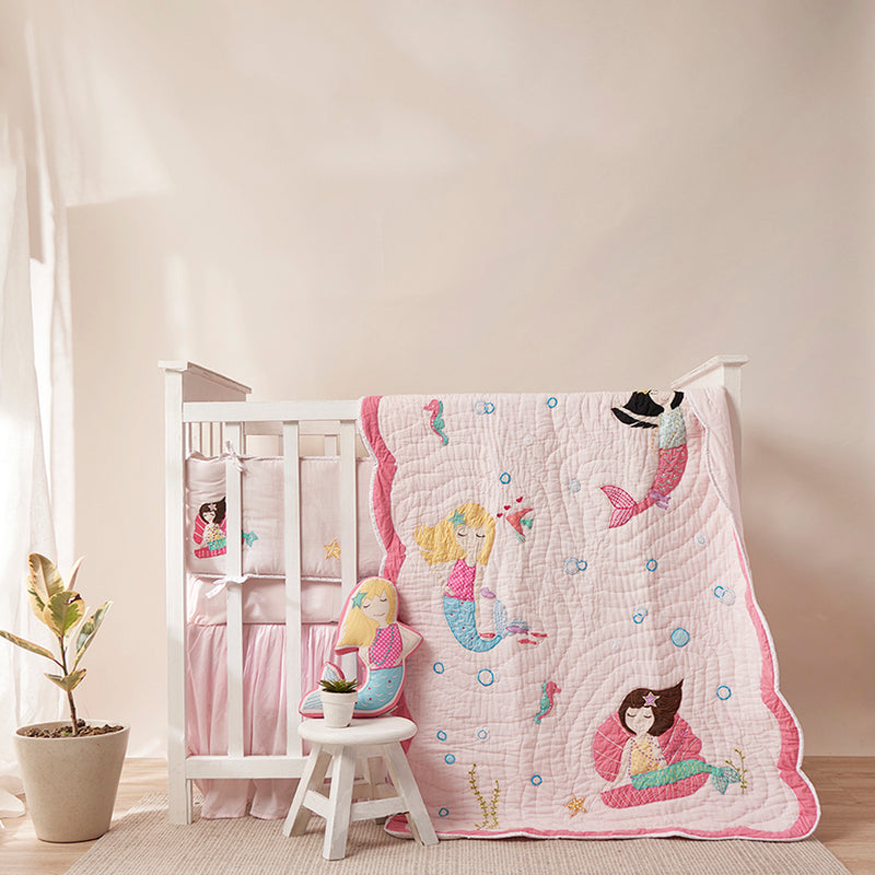 Mermaids Pink Bedding Collection