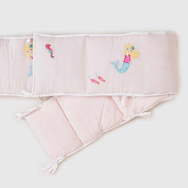 Mermaids Pink Complete Crib Bedding Set