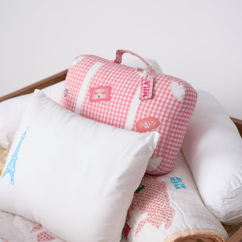 Mermaids Pink Pillow/Bolster Set