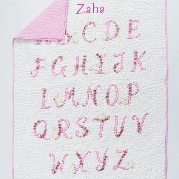 Floral Alphabet Quilt