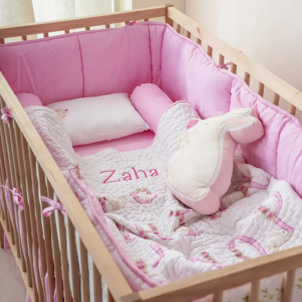 Spring Bunny Pillow/Bolster Set