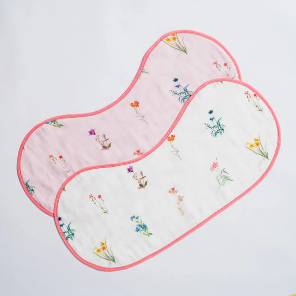 Botanical Organic Burp Cloth/Bib Set