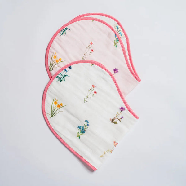Botanical Organic Burp Cloth/Bib Set