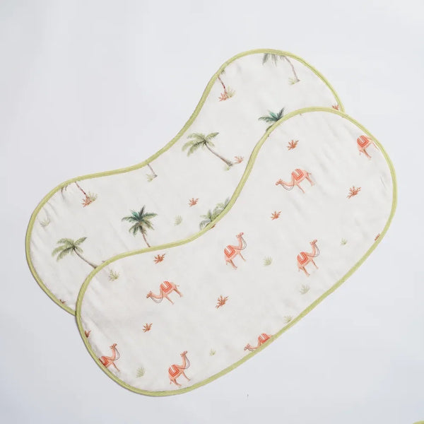 Desert Dreams Organic Burp Cloth/Bib Set