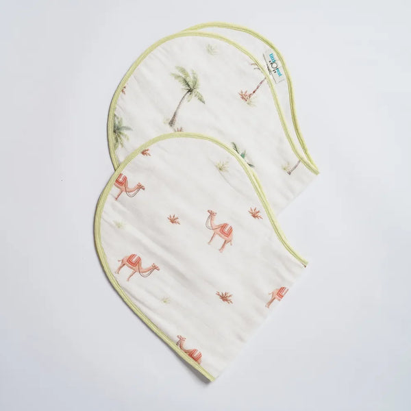 Desert Dreams Organic Burp Cloth/Bib Set