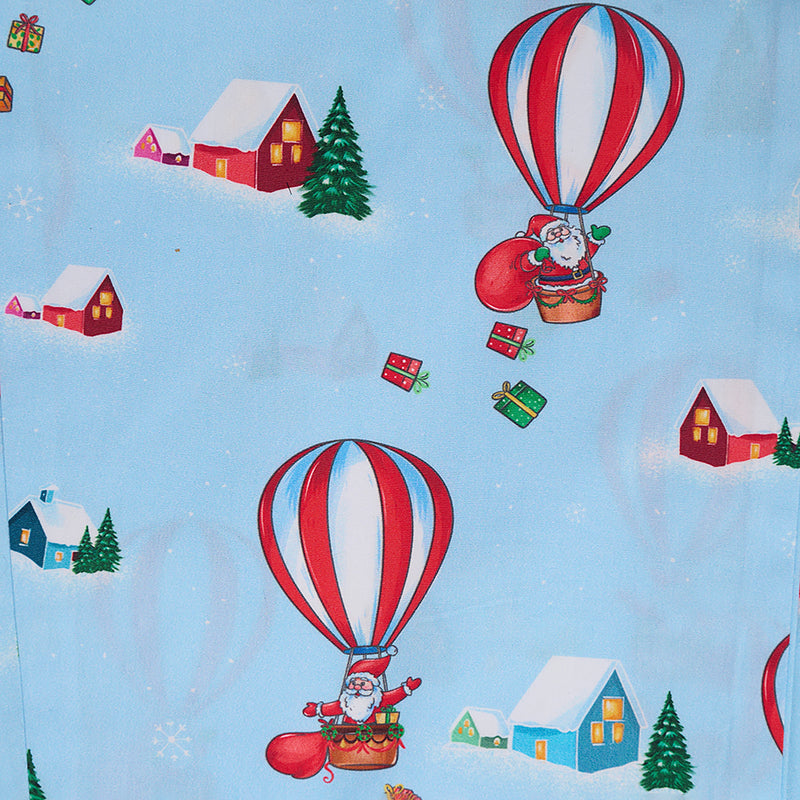 Women Santa’s Balloon Ride Pajama Set