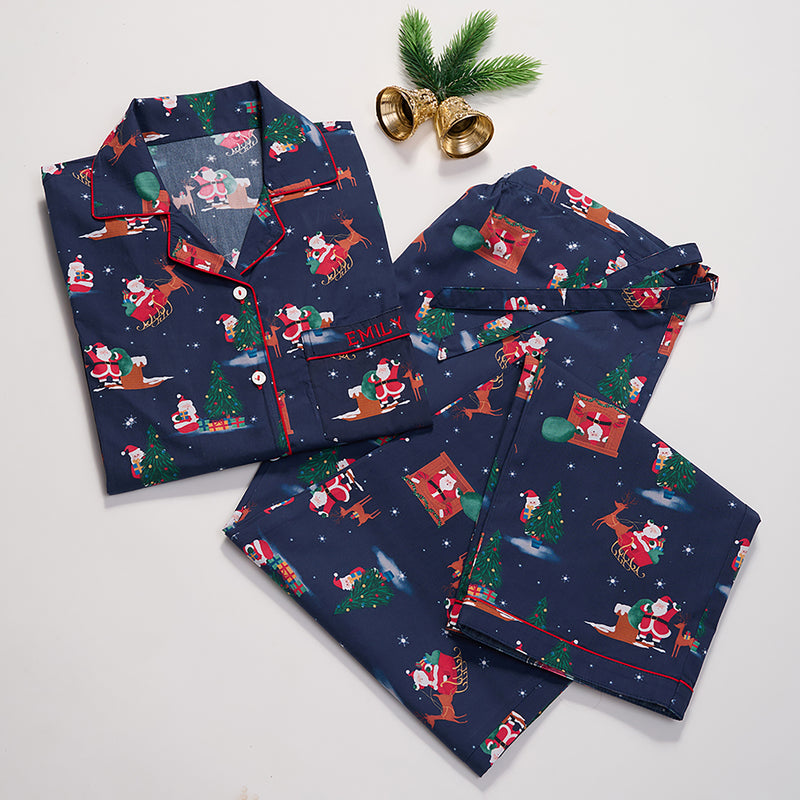 Women Santa’s Stopover Pajama Set