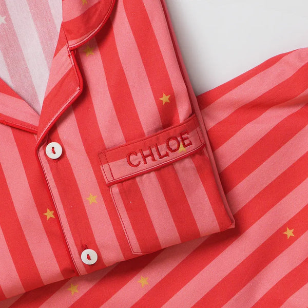 Women Merry Stripes Pajama Set