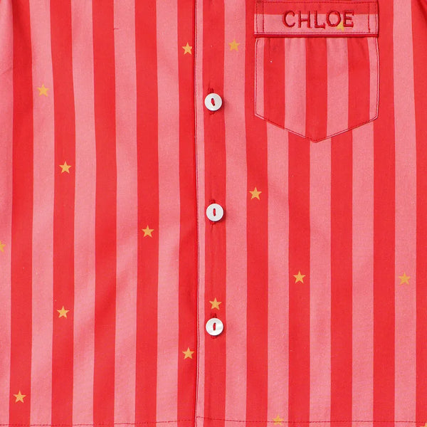 Women Merry Stripes Pajama Set