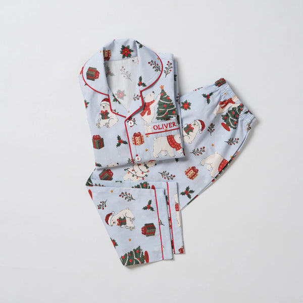 Women Snowy Bear Pajama Set