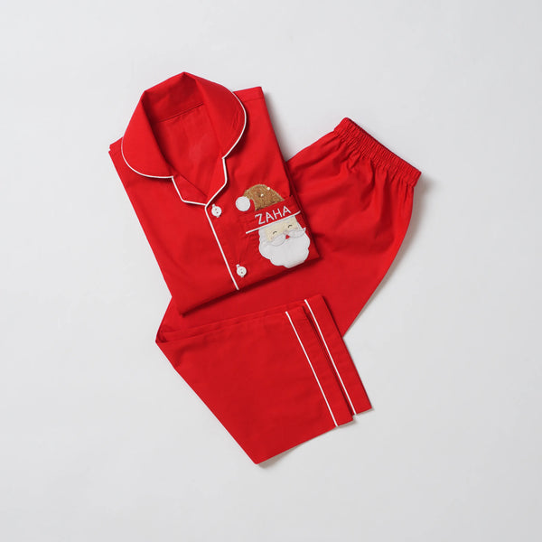 Women Santa Sparkle Pajama Set
