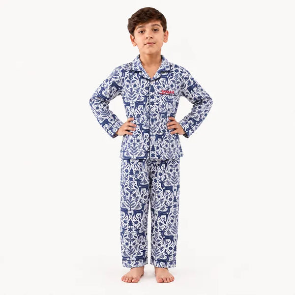 Reindeer Nights Pajama Set For Kids