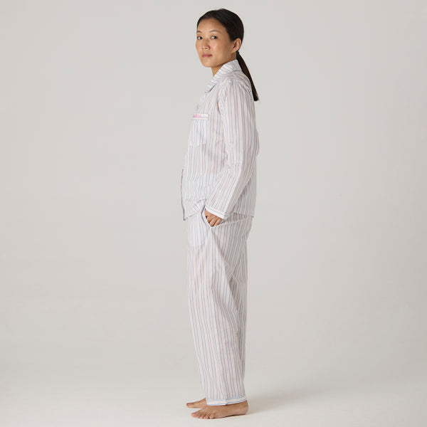 Women Serene Striped Pima Pajama Set