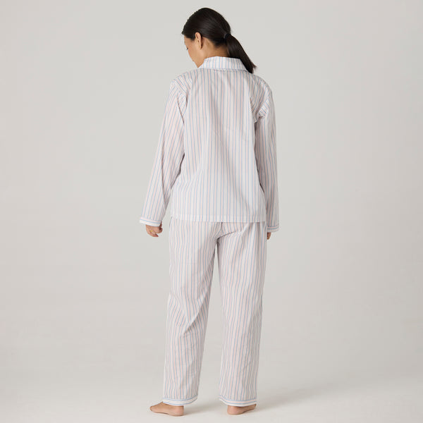 Women Serene Striped Pima Pajama Set
