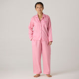 Women Candy Striped Pima Pajama Set