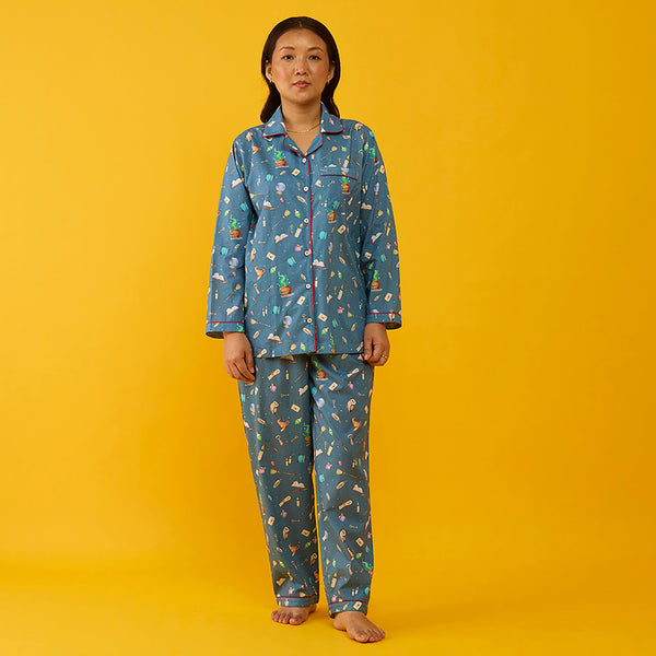 Women The Great Wizard Pima Pajama Set