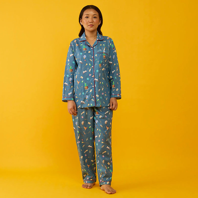Women The Great Wizard Pima Pajama Set