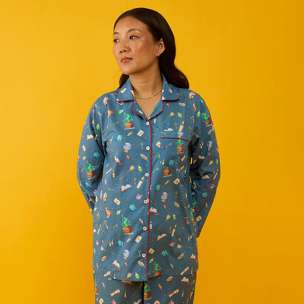 Women The Great Wizard Pima Pajama Set