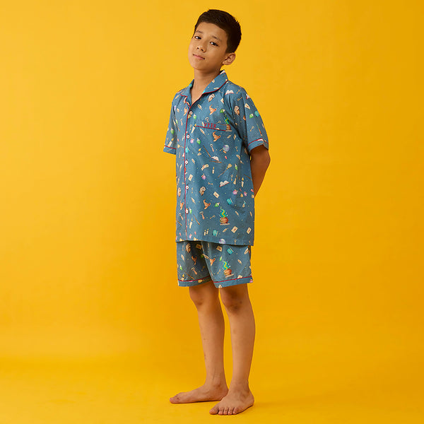 The Great Wizard Pima Shorts Set For Kids
