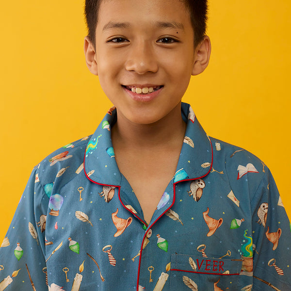 The Great Wizard Pima Shorts Set For Kids