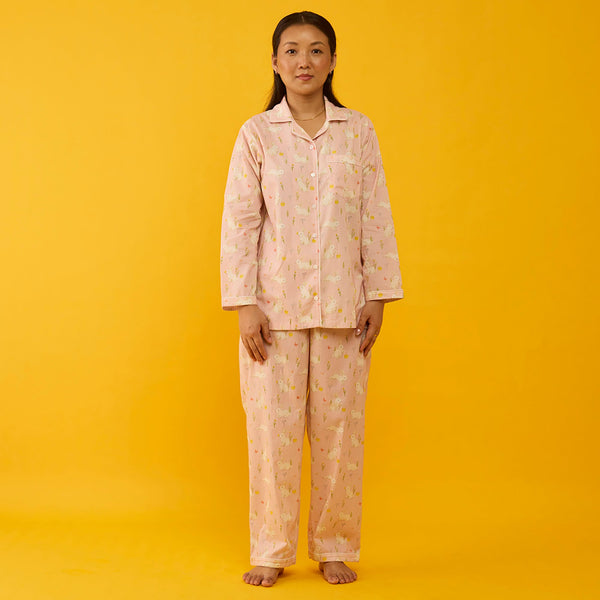 Bunny Hop Pima Pajama Set For Kids