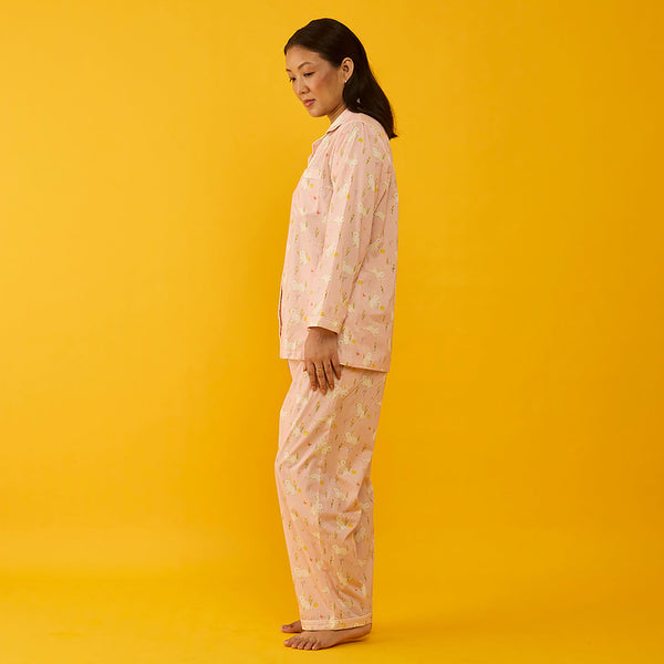 Bunny Hop Pima Pajama Set For Kids