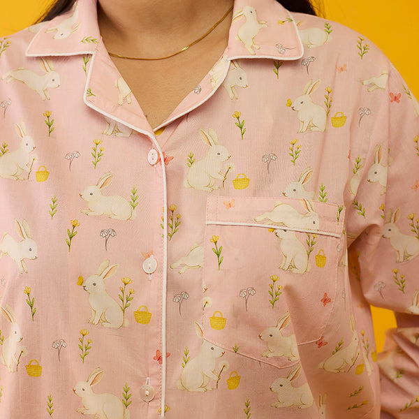 Bunny Hop Pima Pajama Set For Kids
