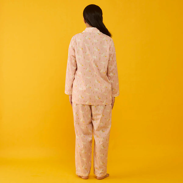 Bunny Hop Pima Pajama Set For Kids