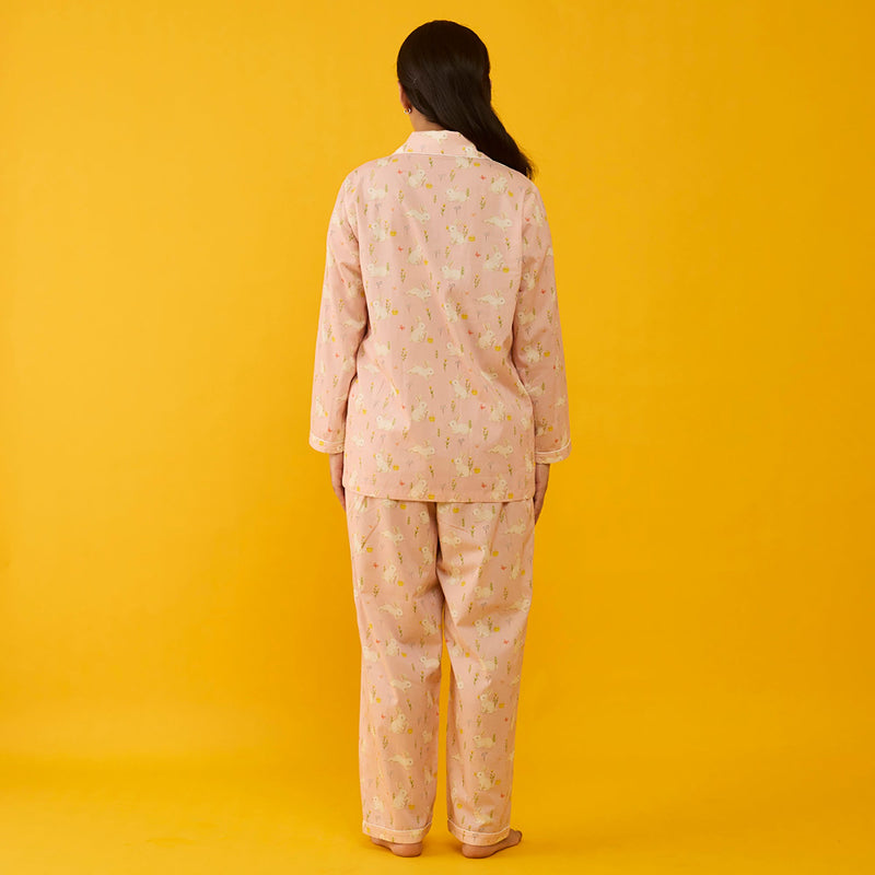 Bunny Hop Pima Pajama Set For Kids