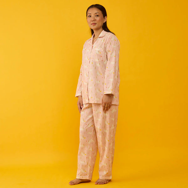 Bunny Hop Pima Pajama Set For Kids