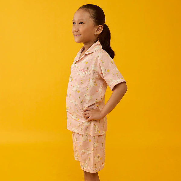 Bunny Hop Pima Shorts Set For Kids
