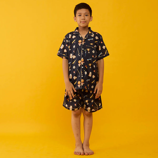 Game On Pima Shorts Set For Kids