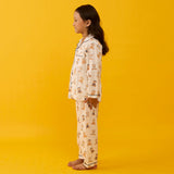 Teddy Hugs Pima Pajama Set For Kids