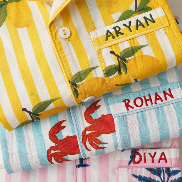 Amalfi Pima Shorts Set For Kids