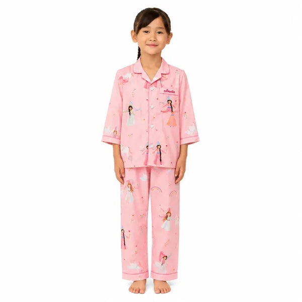 Princess Dreams Pima Pajama Set For Kids