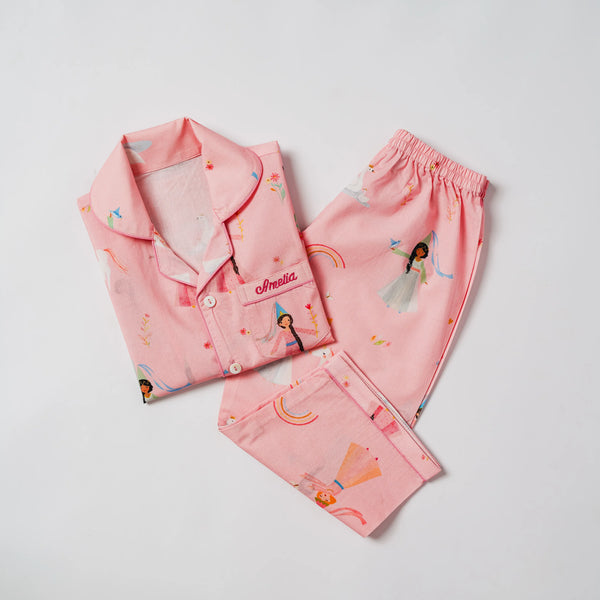 Princess Dreams Pima Pajama Set For Kids
