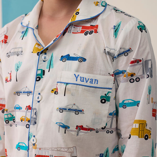 On-the-Go Pima Pajama Set For Kids