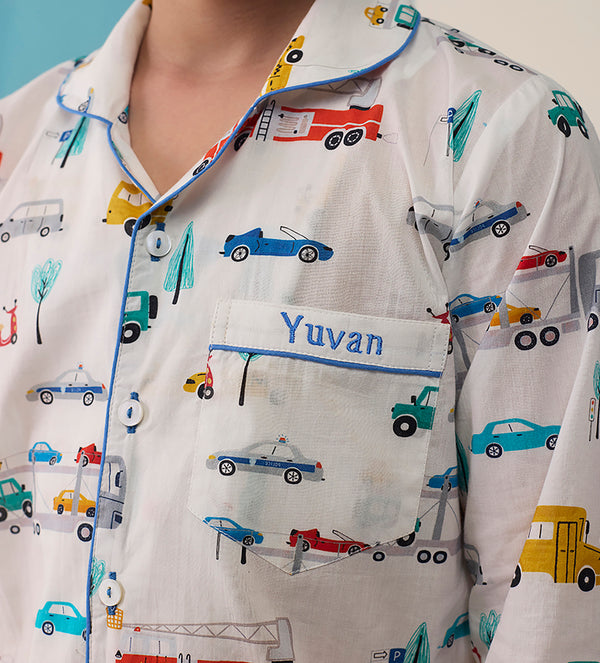 On-the-Go Pima Pajama Set For Kids