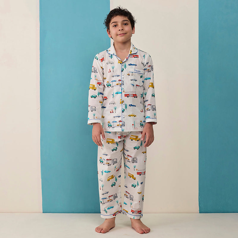 On-the-Go Pima Pajama Set For Kids