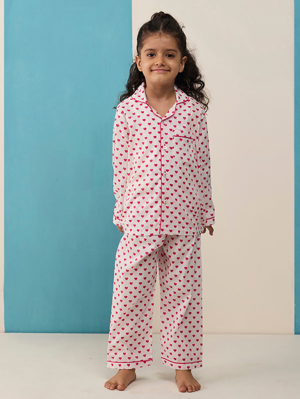 Sweethearts Pima Cotton Pajama Set For Kids