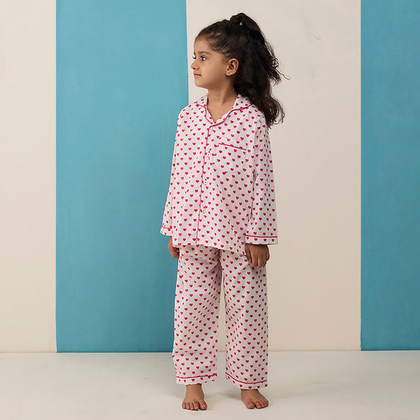 Sweethearts Pima Cotton Pajama Set For Kids