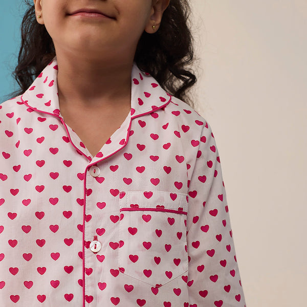 Sweethearts Pima Cotton Pajama Set For Kids