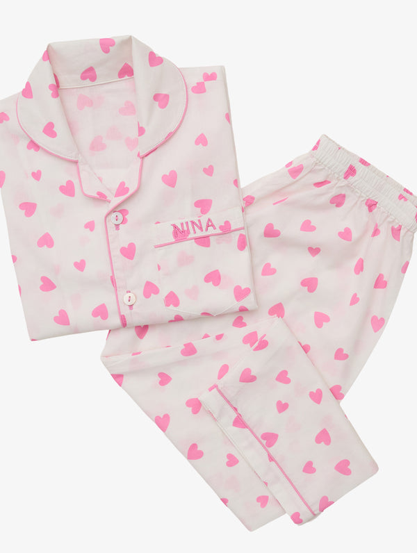 Love Sprinkle Pima Cotton Pajama Set For Kids (Copy)