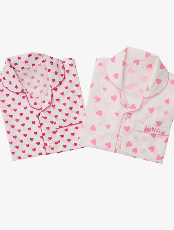 Love Sprinkle Pima Cotton Pajama Set For Kids (Copy)