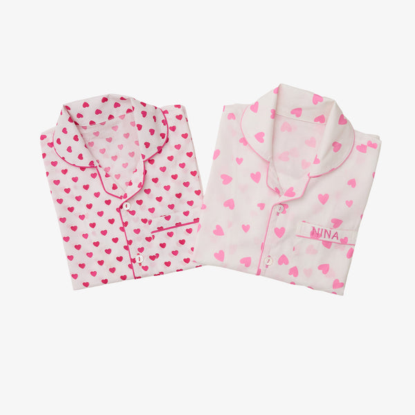 Love Sprinkle Pima Cotton Pajama Set For Kids
