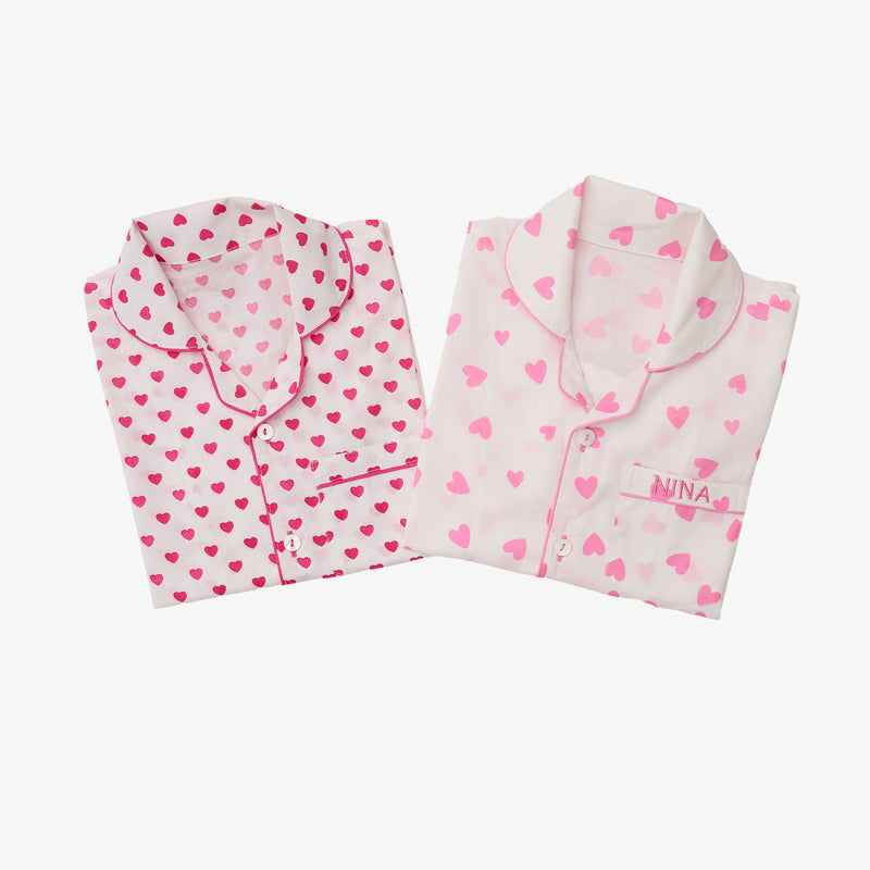 Love Sprinkle Pima Cotton Pajama Set For Kids