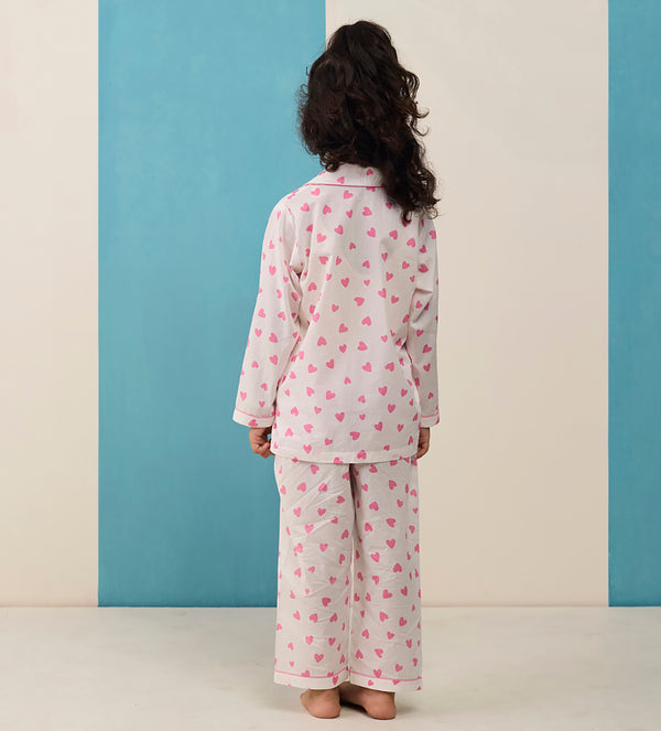Love Sprinkle Pima Cotton Pajama Set For Kids (Copy)