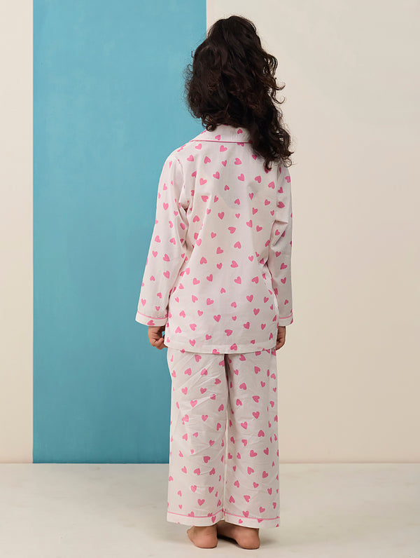 Love Sprinkle Pima Cotton Pajama Set For Kids (Copy)