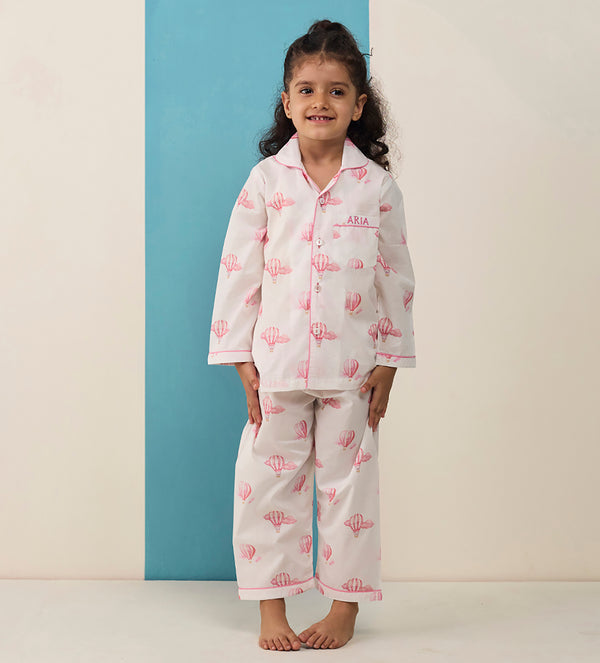 Up & Away Pima Pajama Set For Kids