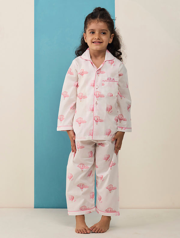 Up & Away Pima Pajama Set For Kids